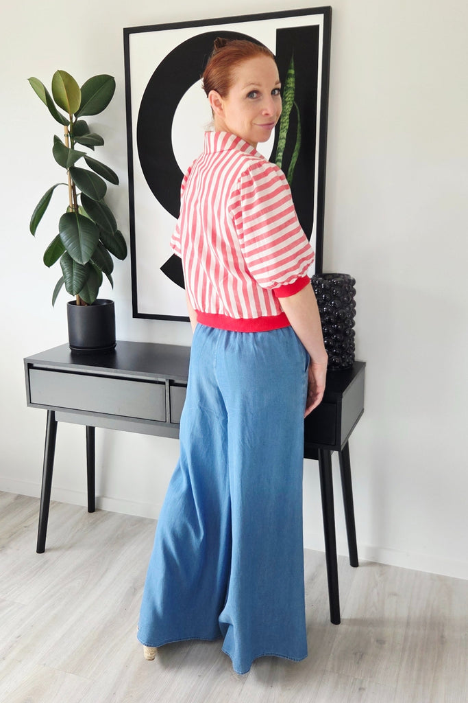 Lemon Tree Azzura Pants Chambray From BoxHill