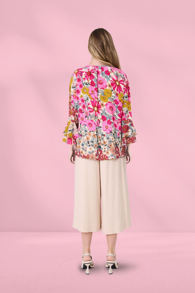 PRE-ORDER Lemon Tree Contessa Top Garden Print From BoxHill