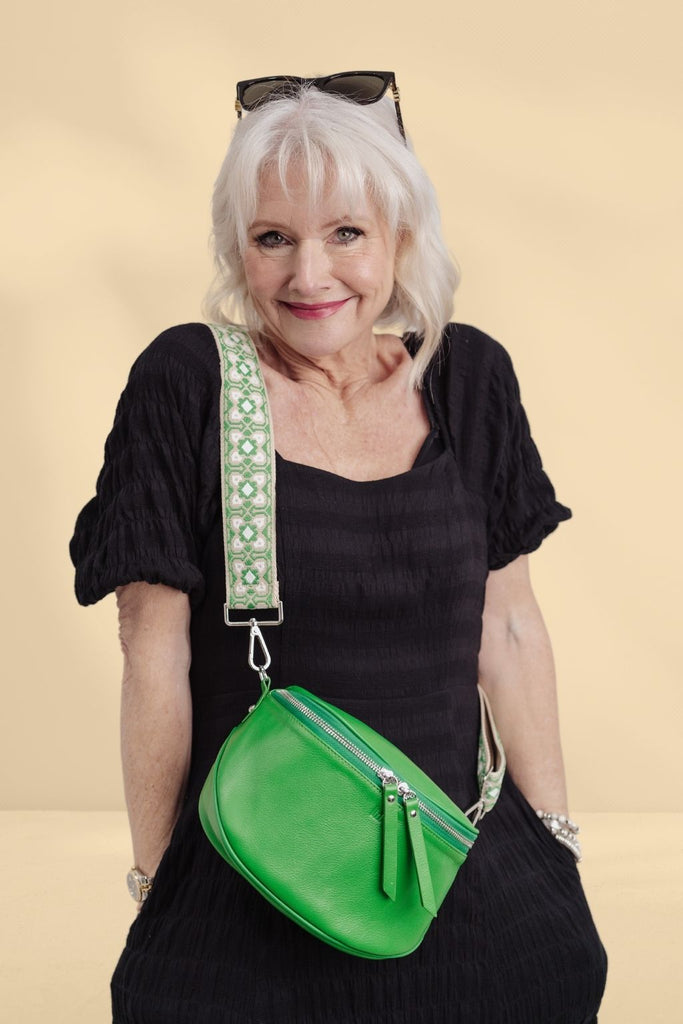 Lemon Tree Dani Leather Bag Mojito From BoxHill