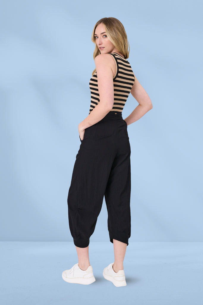 PRE-ORDER Lemon Tree Eva Stripe Tank Mocha Black From BoxHill