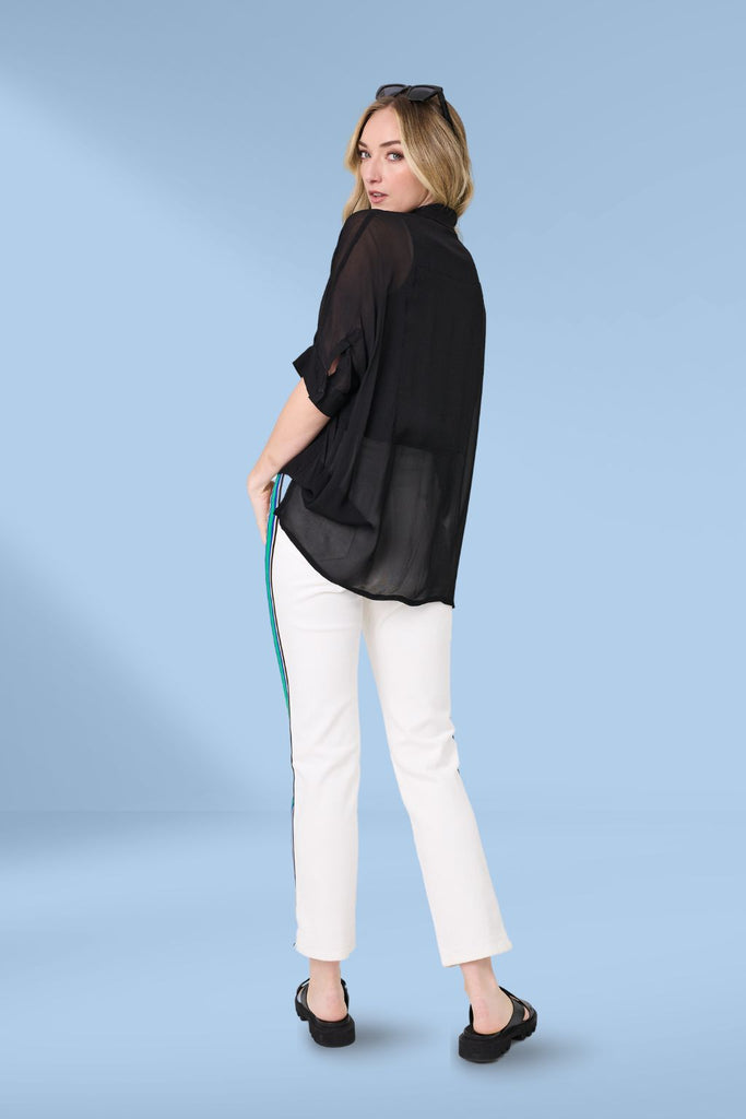 PRE-ORDER Lemon Tree Greta Top Black From BoxHill