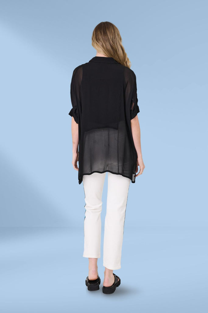 PRE-ORDER Lemon Tree Greta Top Black From BoxHill