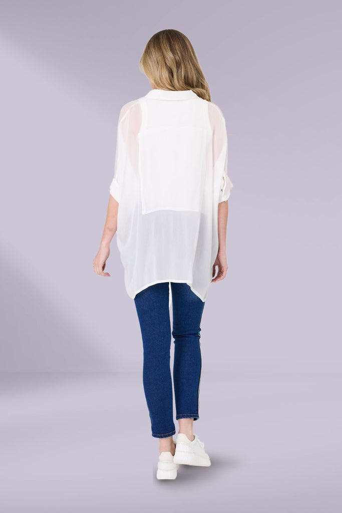 PRE-ORDER Lemon Tree Greta Top White From BoxHill