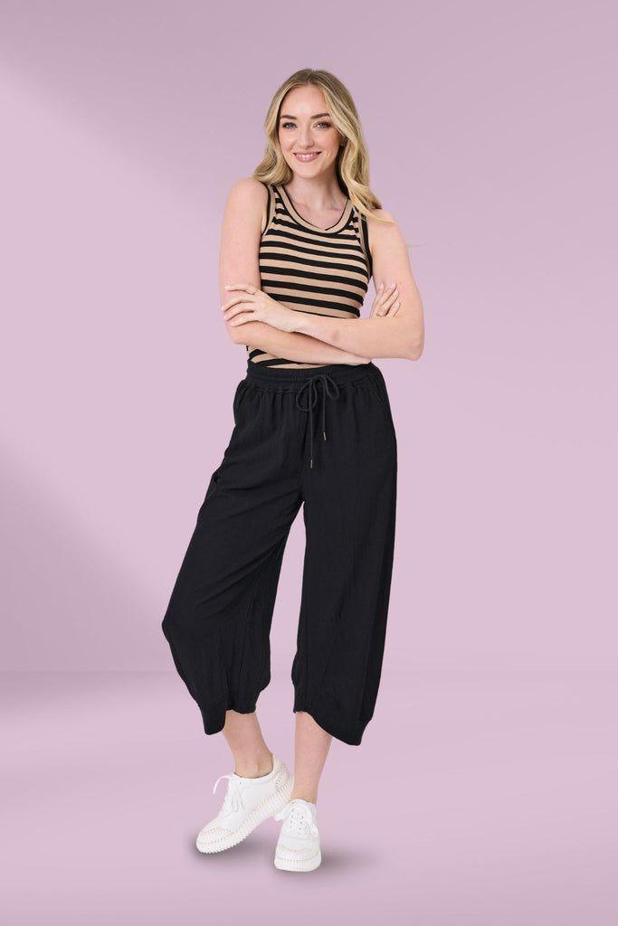 PRE-ORDER Lemon Tree Larissa Pants Black From BoxHill