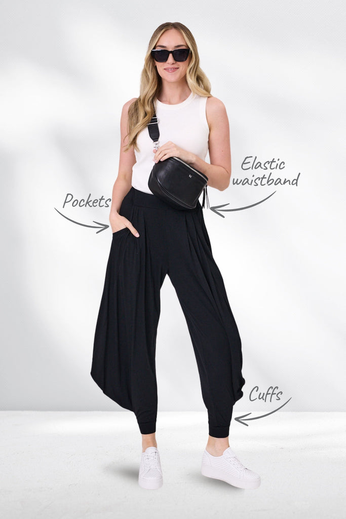 PRE-ORDER Lemon Tree Lenka Pants Black From BoxHill