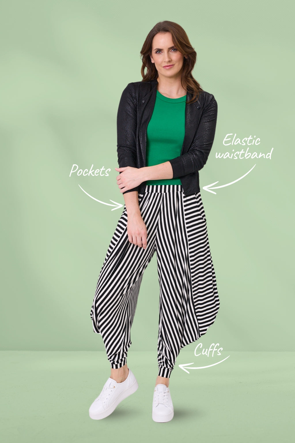Lemon Tree Lenka Pants Stripe Lemon Tree