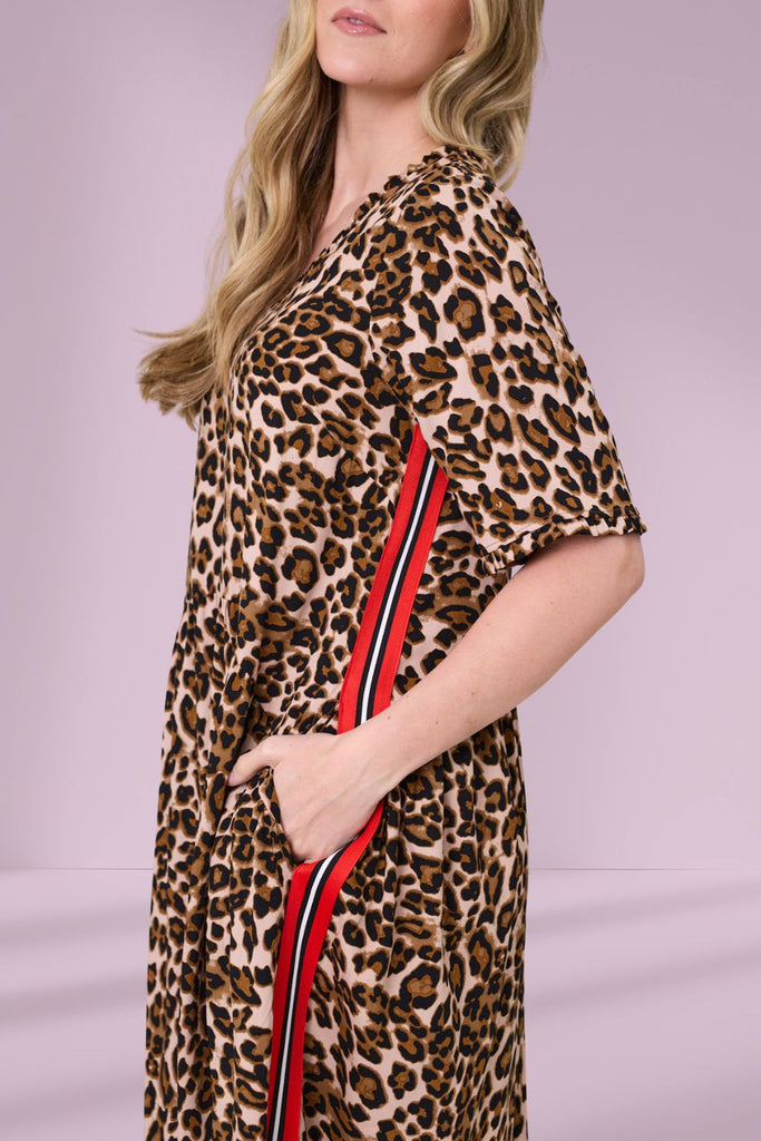 PRE-ORDER Lemon Tree Leona Dress Leopard Print From BoxHill