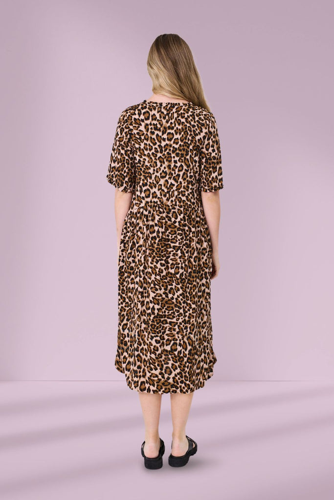 PRE-ORDER Lemon Tree Leona Dress Leopard Print From BoxHill