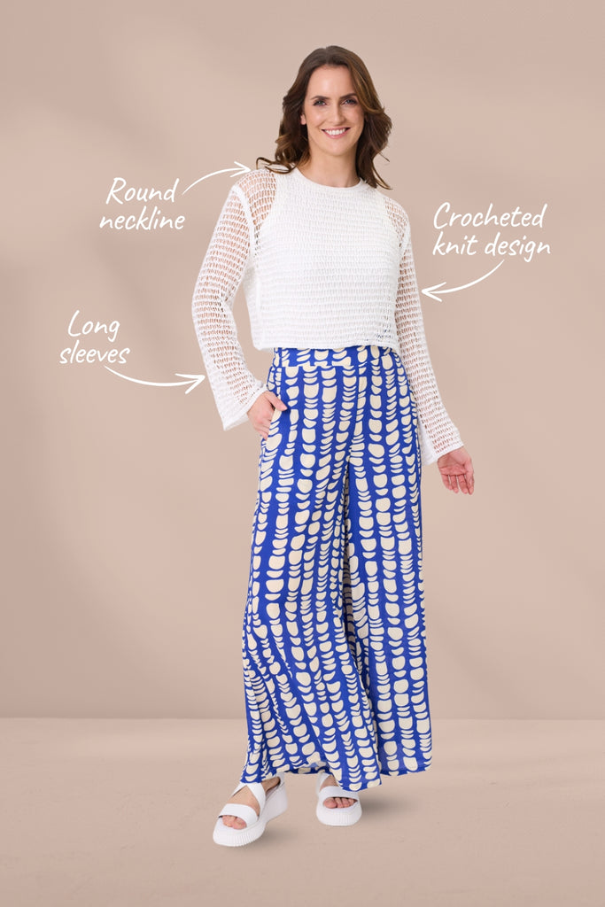 PRE-ORDER Lemon Tree Paolina Knit Antique White From BoxHill