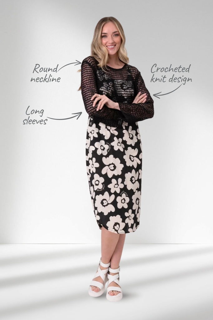 PRE-ORDER Lemon Tree Paolina Knit Black From BoxHill