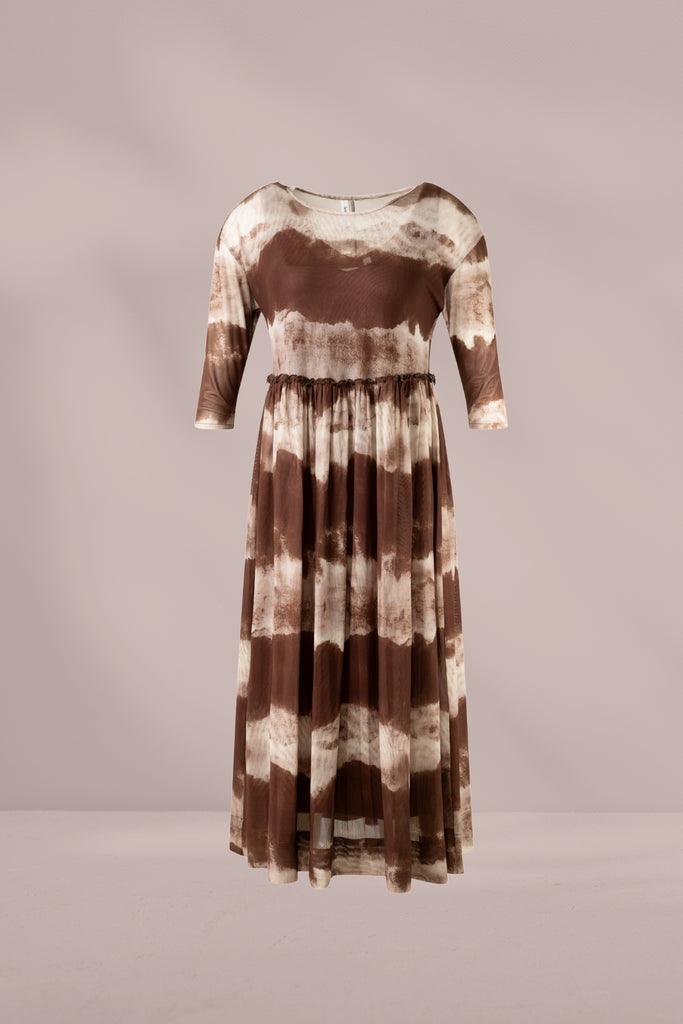PRE-ORDER Lemon Tree Sarai Dress Mocha Clouds From BoxHill