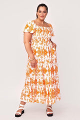Lemon Tree Skylar Dress Tangerine From BoxHill