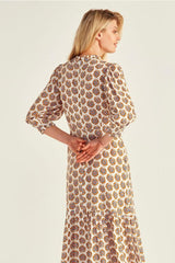 Lemon Tree Susana Dress Ecru Print From BoxHill