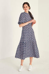 Lemon Tree Susana Dress Navy Print From BoxHill