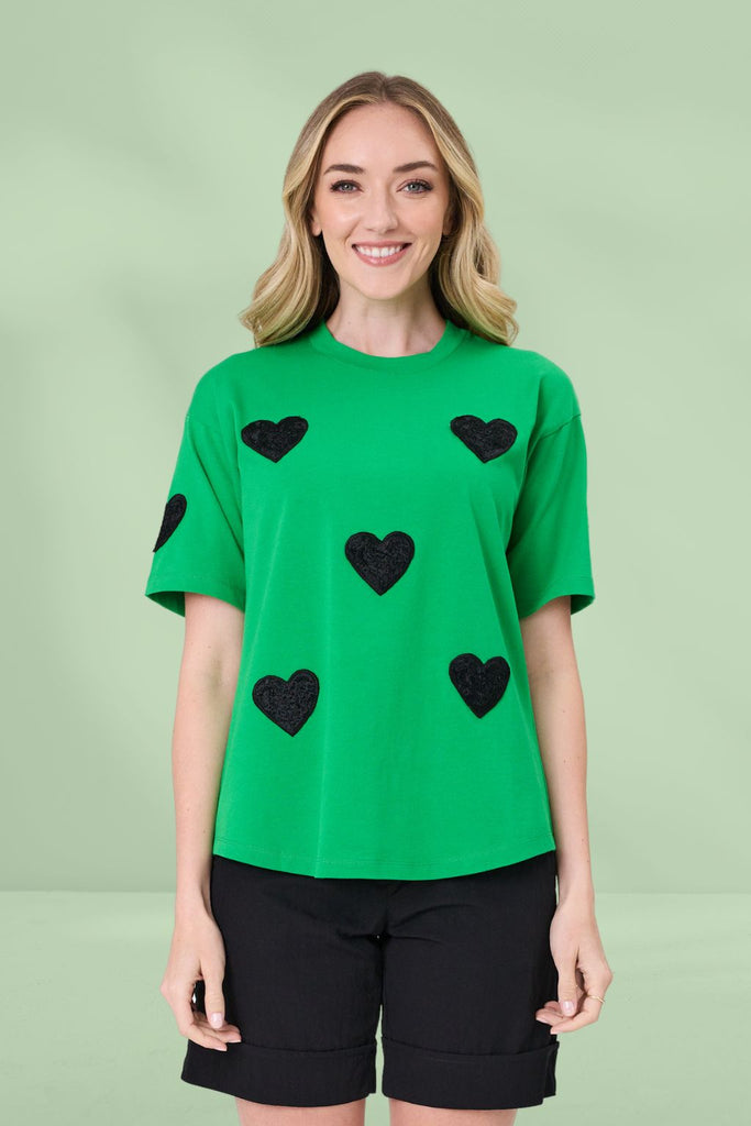 PRE-ORDER Lemon Tree Valentina Tee Green From BoxHill