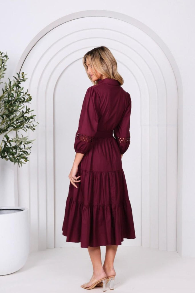 PRE-ORDER Leoni Dior Dress Cherry From BoxHill