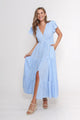 Leoni Sunny Dress Blue Print From BoxHill