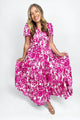 Leoni Vita Dress Pink Print From BoxHill