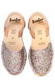 Lovelee Soles Avarca Sandals Champagne Glitters From BoxHill