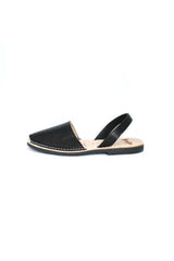 Lovelee Soles Classic Avarca Sandals Black From BoxHill