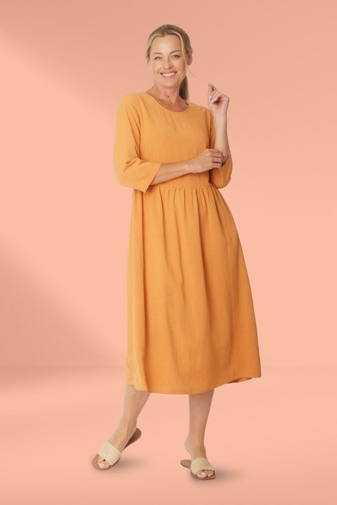Luna Sky Anya Dress Pumpkin From BoxHill