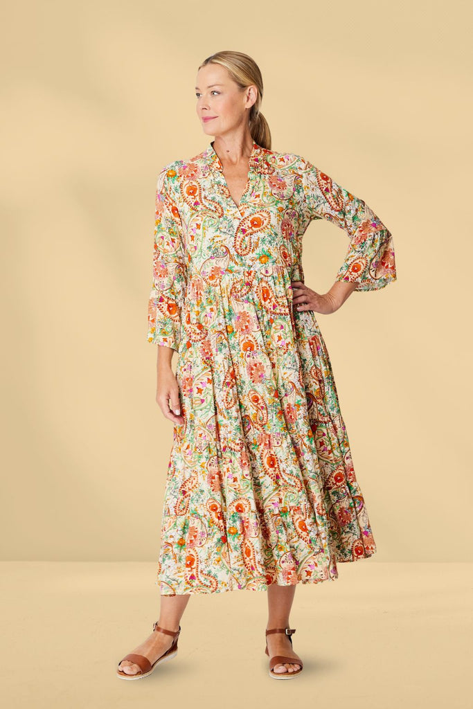 Luna Sky Kiara Tiered Dress Floral From BoxHill