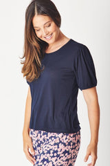 Luna Sky Puff Tee Navy From BoxHill