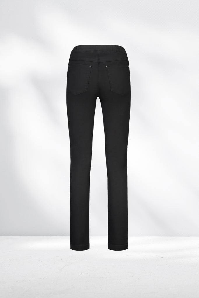 Macjays California Stretch Denim Pull on Jeans Black From BoxHill