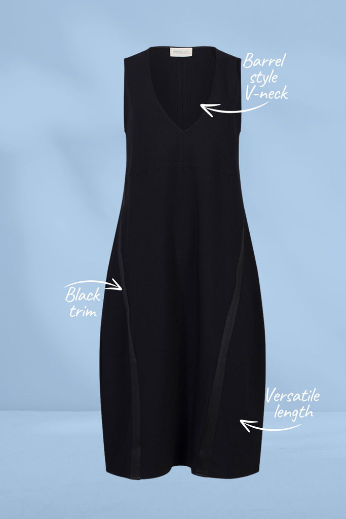 Madly Sweetly Angle Dress Black From BoxHill