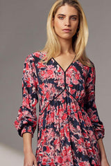 Madly Sweetly Flame Tree Midi Dress Black Multi From BoxHill