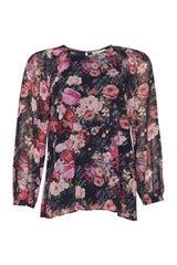 Madly Sweetly Florient Top Navy Multi From BoxHill