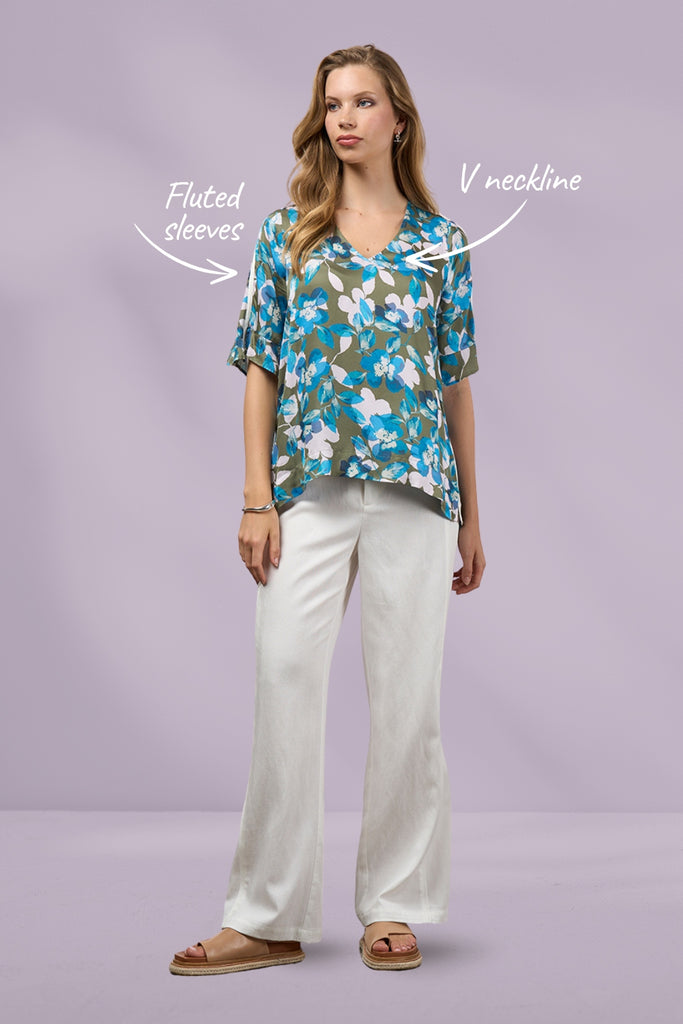 PRE-ORDER Madly Sweetly Haiku Top Multi From BoxHill