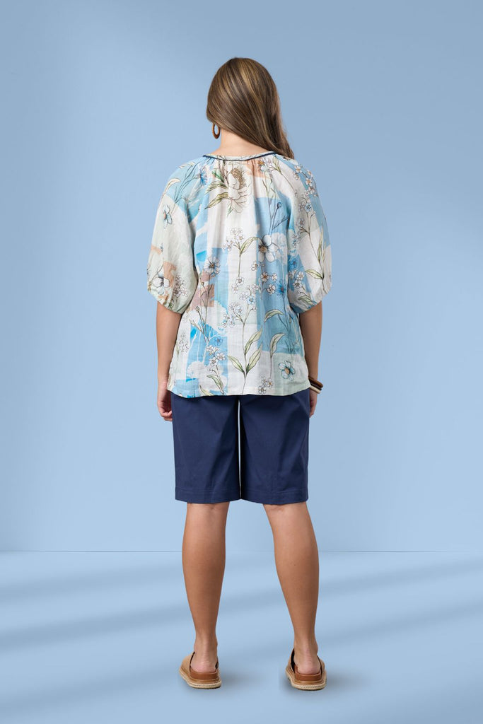 PRE-ORDER Madly Sweetly Melody Top Sage Multi From BoxHill