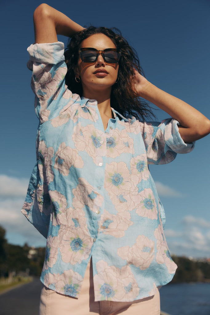 PRE-ORDER Madly Sweetly Poetic Shirt Eggshell Multi From BoxHill