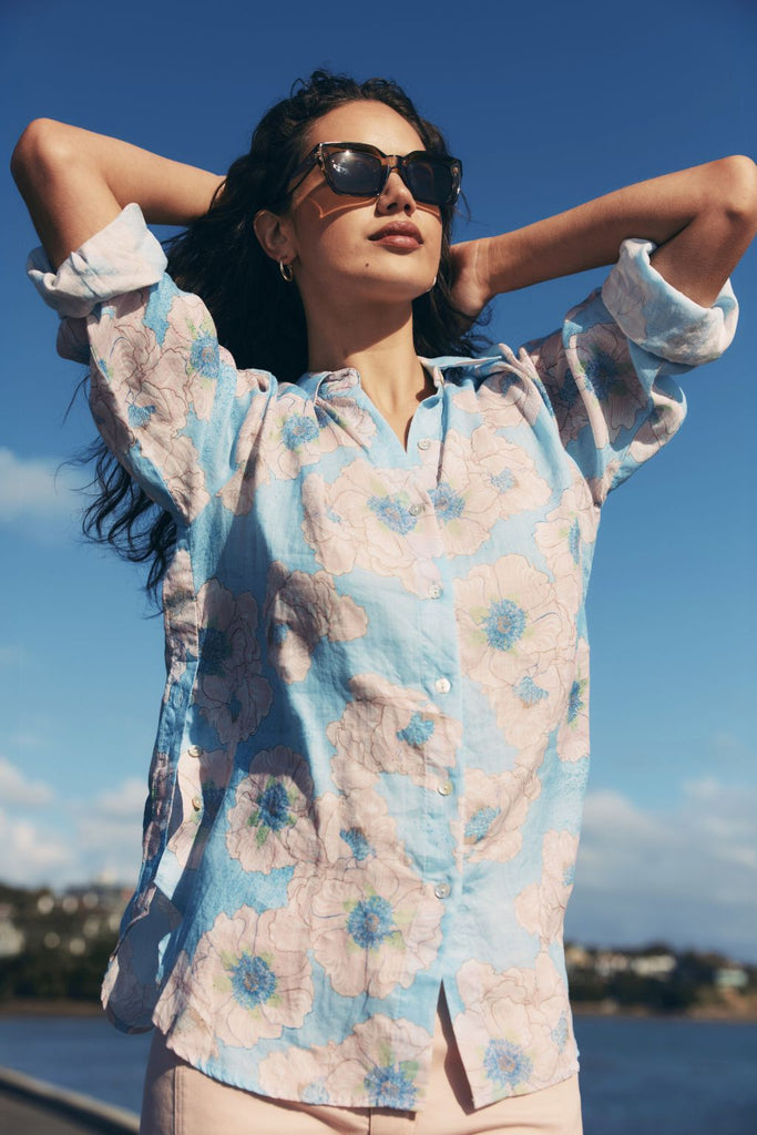 PRE-ORDER Madly Sweetly Poetic Shirt Eggshell Multi From BoxHill