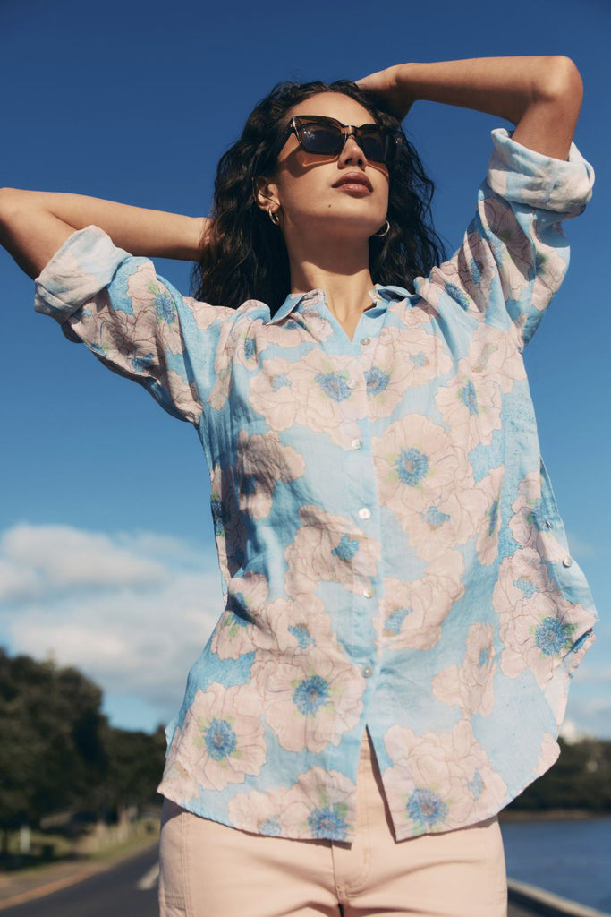 PRE-ORDER Madly Sweetly Poetic Shirt Eggshell Multi From BoxHill