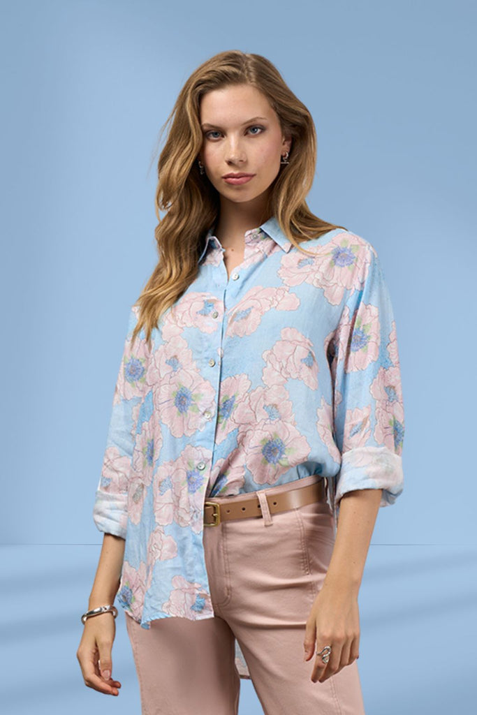 PRE-ORDER Madly Sweetly Poetic Shirt Eggshell Multi From BoxHill