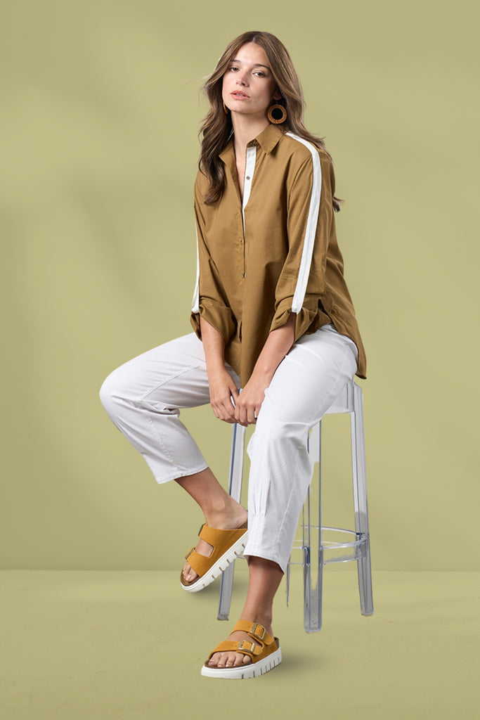 PRE-ORDER Madly Sweetly Ratio Pants White From BoxHill