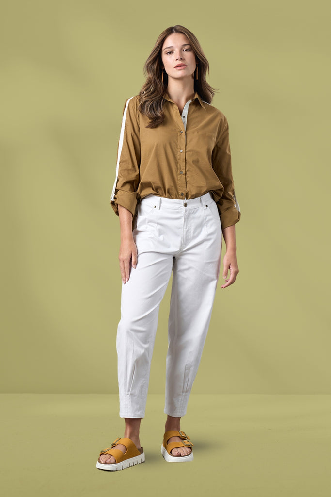 PRE-ORDER Madly Sweetly Ratio Pants White From BoxHill