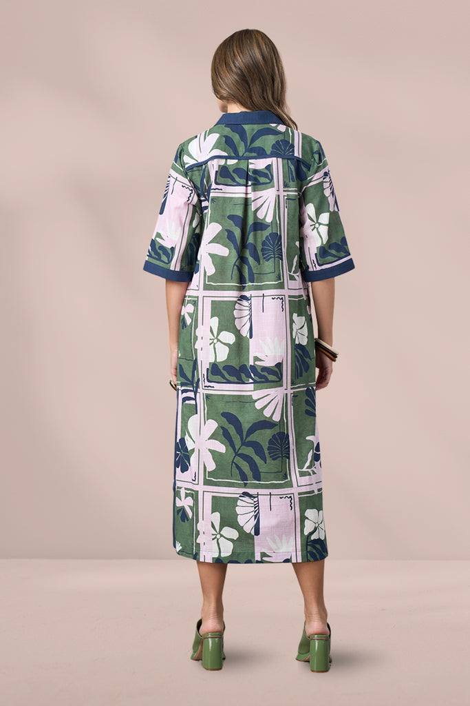 PRE-ORDER Madly Sweetly Silhouette Dress Jungle Multi From BoxHill