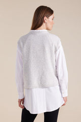 Marco Polo Boucle Pull Over Knit Graphite Mix From BoxHill