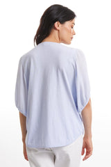 Marco Polo Circle Sleeve Tee Ice Blue From BoxHill