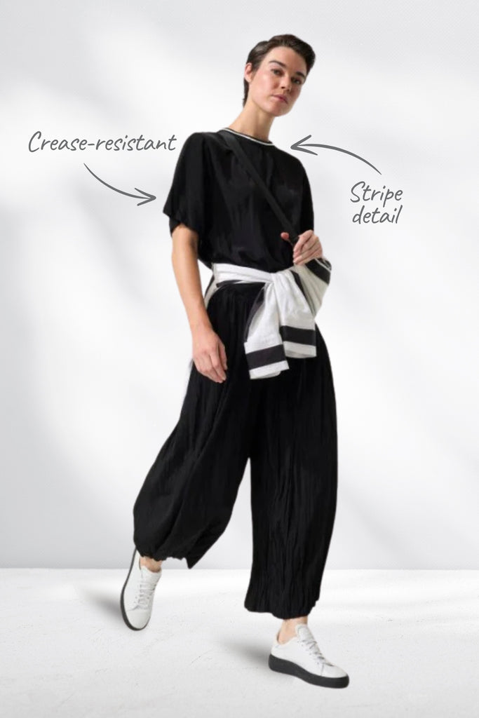 Marco Polo Crushed Travel Top Black From BoxHill