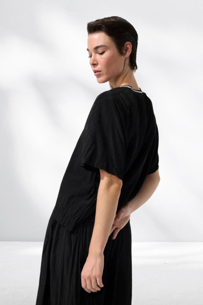 Marco Polo Crushed Travel Top Black From BoxHill