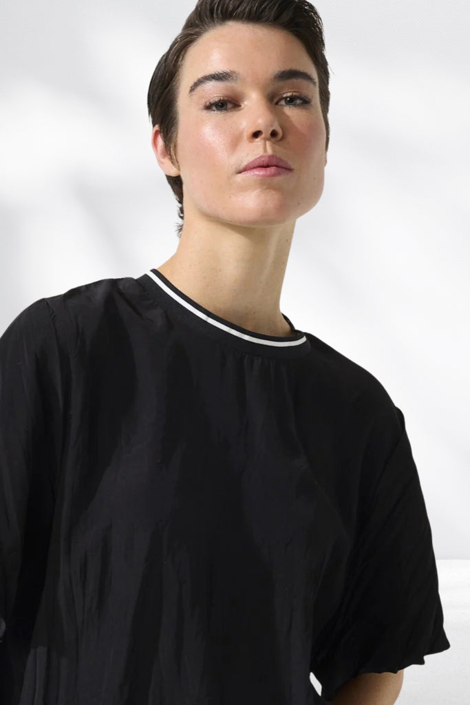 Marco Polo Crushed Travel Top Black From BoxHill