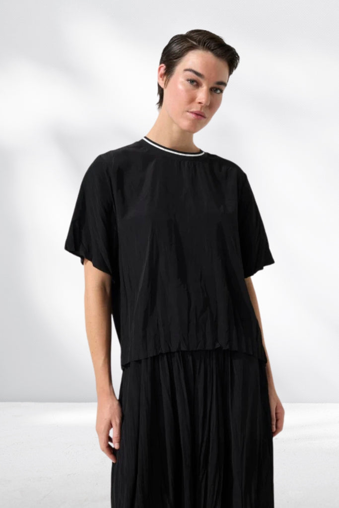 Marco Polo Crushed Travel Top Black From BoxHill