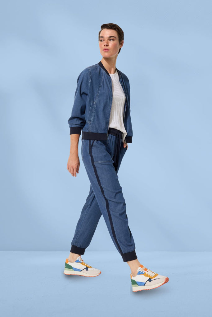 Marco Polo Denim Bomber Jacket Light Denim From BoxHill