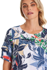 Marco Polo Elbow Summer Sanctuary Top From BoxHill