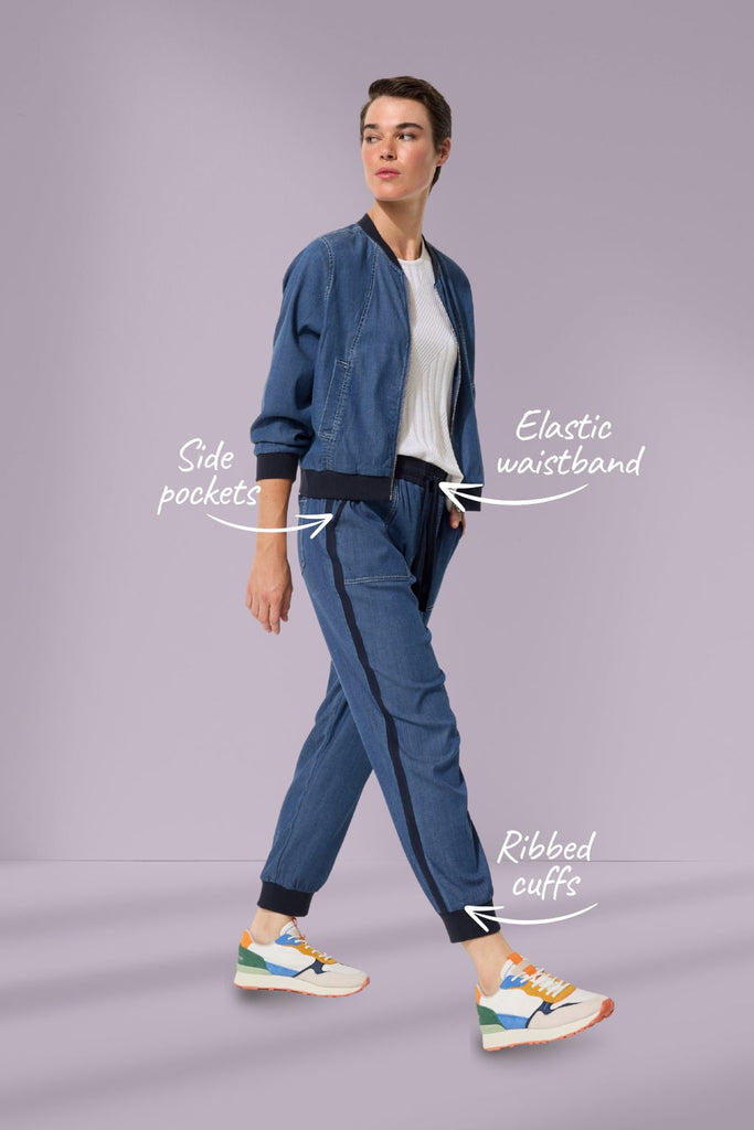 Marco Polo Essential Denim Joggers Light Denim From BoxHill