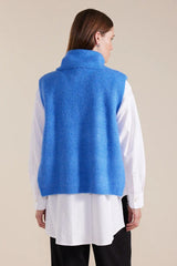 Marco Polo Roll Neck Pull Over Blue Quartz From BoxHill